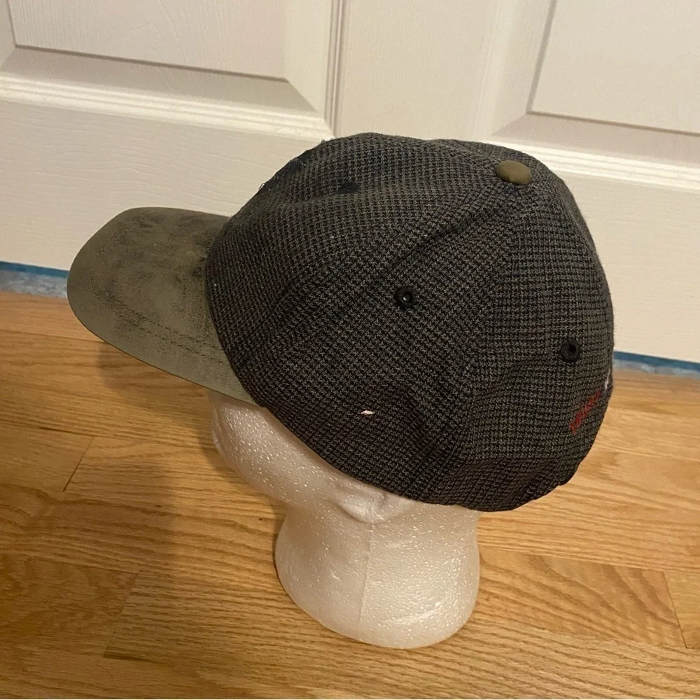 New Holland Vintage K Products Snap Back Hat Herringbone Black Gray Tractor